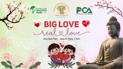 Mẫu Slide MS PowerPoint (.pptx) Khóa tu mùa hè 2025: Chủ đề Big Love - Real Love