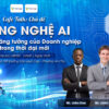Background - Banner nền xanh dương Công nghệ AI