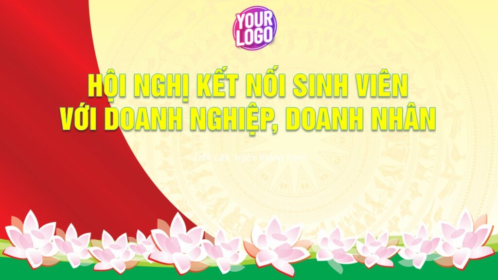 Background Slide PowerPoint Đại Hội, Hội Nghị Trống Đồng