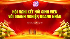 Background Hội Nghị Tông Đỏ Rực Rỡ: Mẫu Phông Nền Sự Kiện Chuyên Nghiệp (PowerPoint/LED)