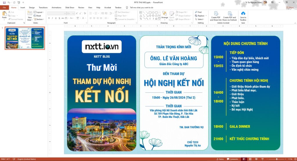 Tư duy thiết kế "Corporate Blue" chuẩn mực