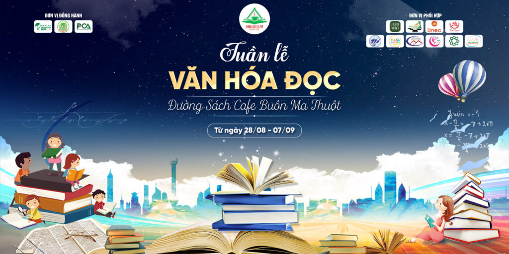 background ngày hội đọc sách