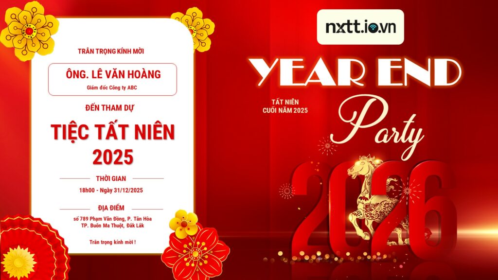 Thiệp Mời Tất Niên Online 2026: Sang Trọng, Tải & Dùng Ngay